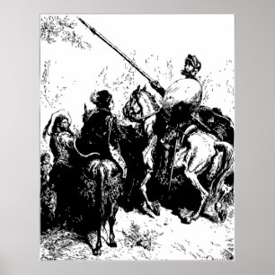 Poster Gustave Dore gravant l'illustration de Don don