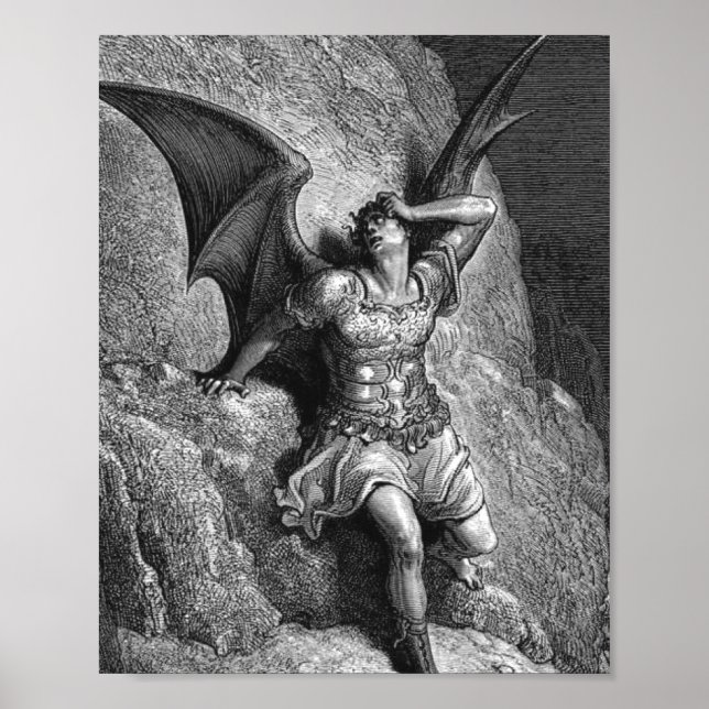 Poster Gustave Dore Paradise perdu (Devant)