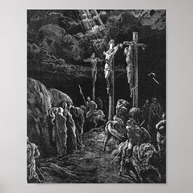 Poster Gustave Dore The Crucifixon From La Grande Bible (Devant)