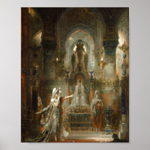 Poster Gustave Moreau- Salome Dancing before Herod