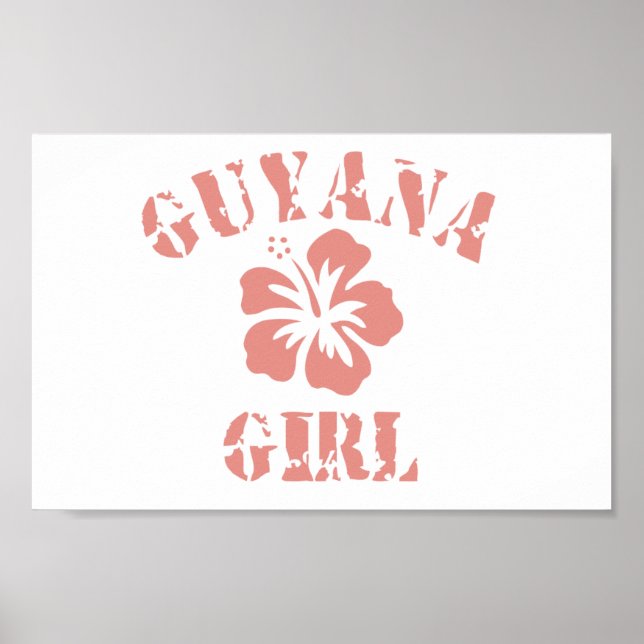 Poster Guyana Rose Girl (Devant)