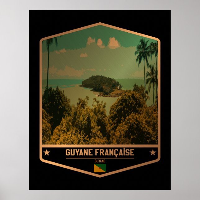 Poster Guyane française (Devant)