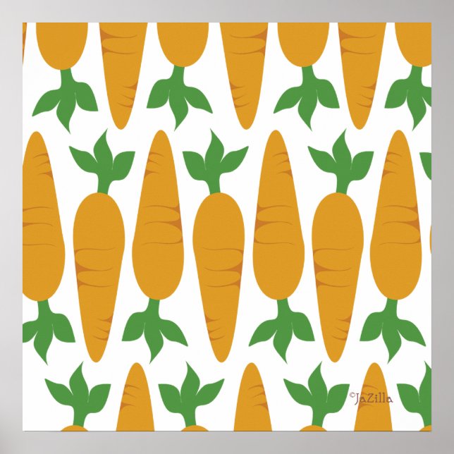 Poster Gwennie The Bun : Champ De Carottes (Devant)