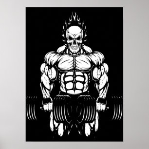 Poster Gym entraînement Bodybuilding - Lifting Motivation