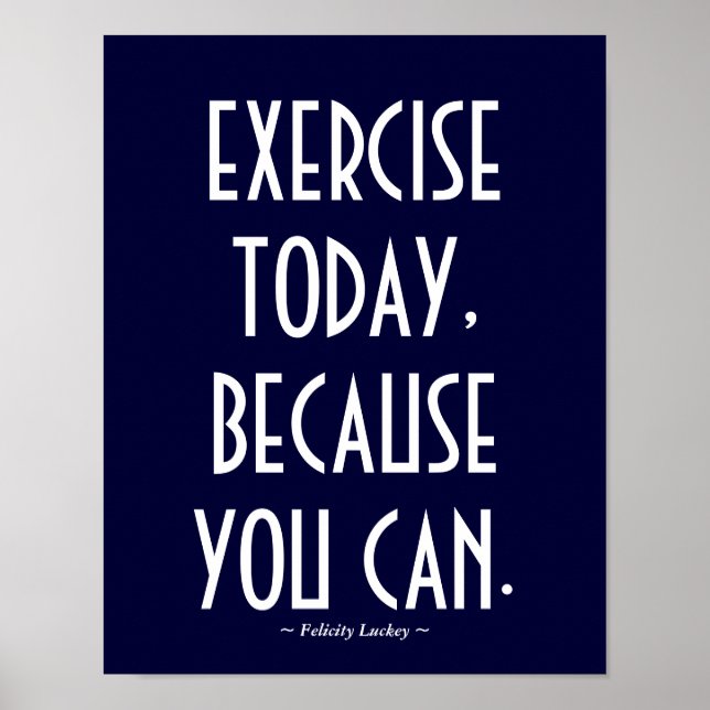 Poster Gym personnalisable 50 (Devant)