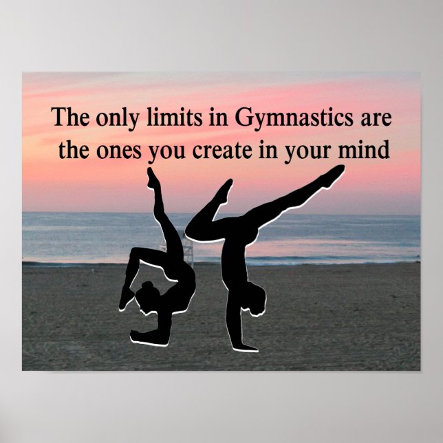 POSTER GYMNAST INSPIRATIF (Devant)