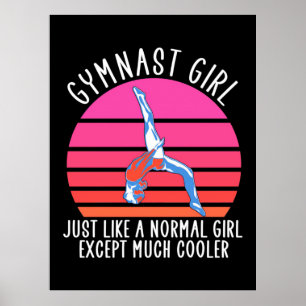 Poster Gymnaste Girl