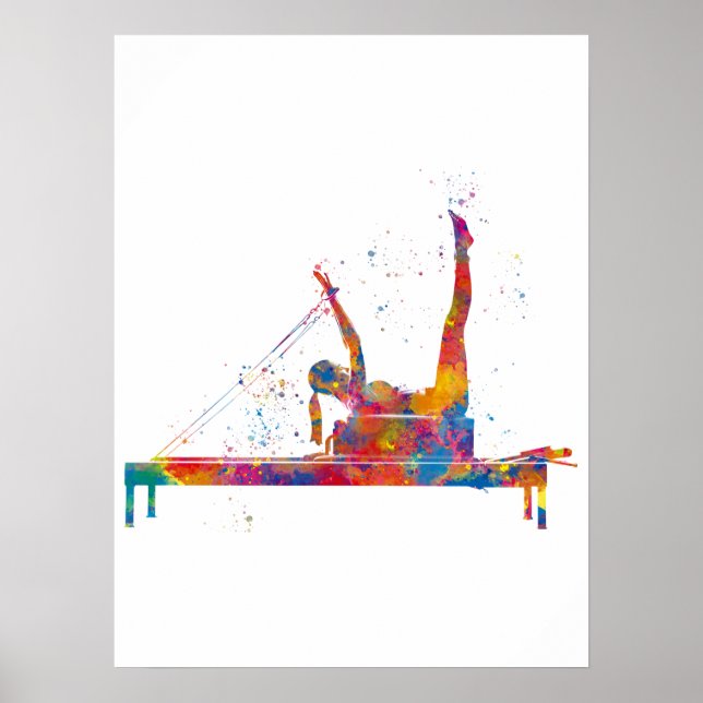 Poster gymnastics exercise (Devant)