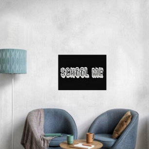 Poster H. Metal Translucide-Blanc