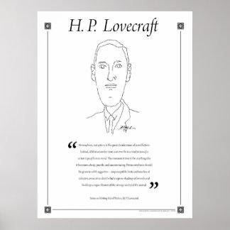 Poster H. P. Lovecraft