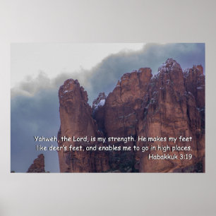 Poster Habakkuk 3:19