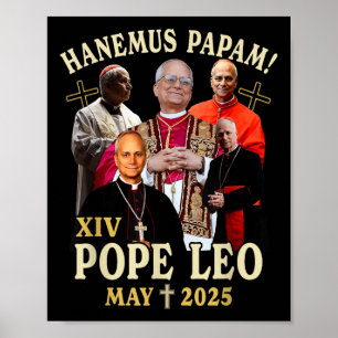 Poster Habemus Papam Pape Leo Robert Prévost Pape