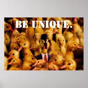 Poster Habillé pour le canard de succès