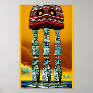 Poster Habillez-le - Art surréaliste de Ken Gage