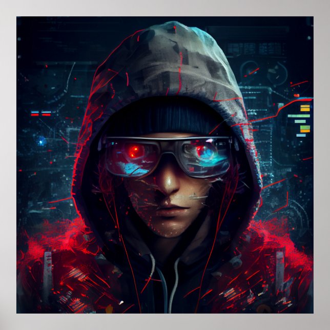 Poster Hacker (Vorne)
