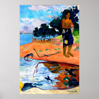 Poster Haere Pape (1892) de Paul Gauguin