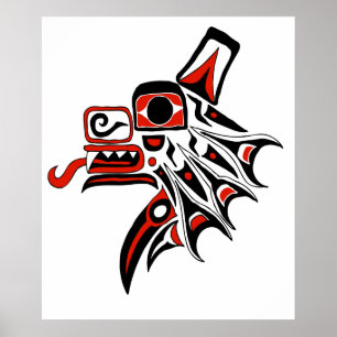 Poster haida wolf 2012