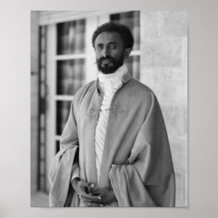 Poster Haile Selassie Lion Rasta Solomon Jah Rastafari