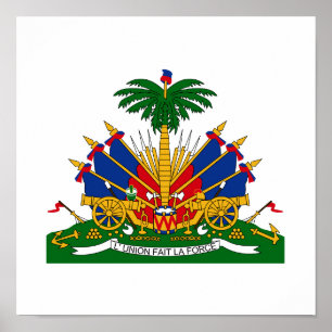 Poster Haiti Coat of Arms