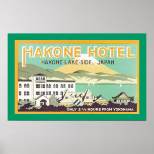 Poster Hakone Hotel (canvas)