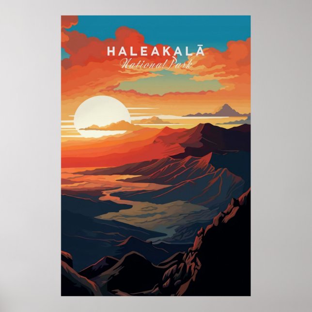 Poster Haleakala Sunrise (Devant)