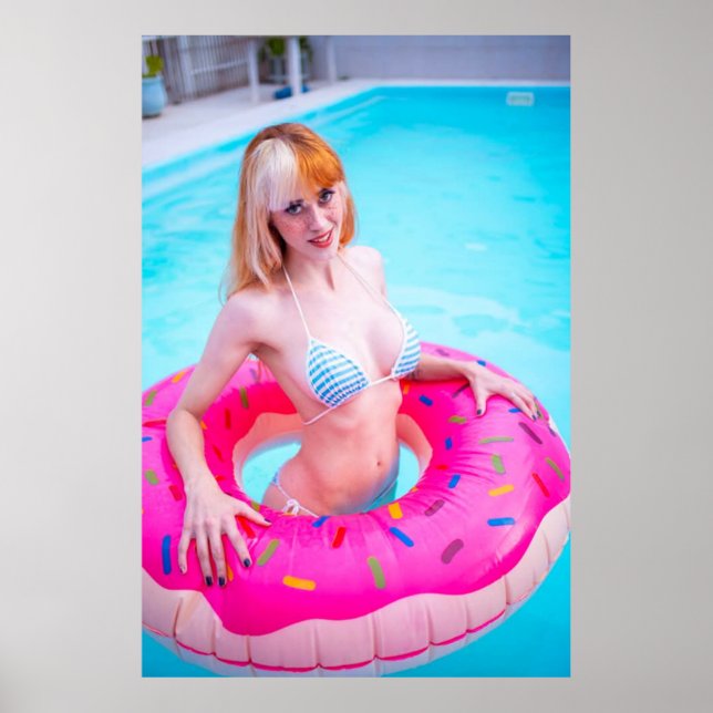 Poster Halfangel66 Au Bord De La Piscine (Devant)