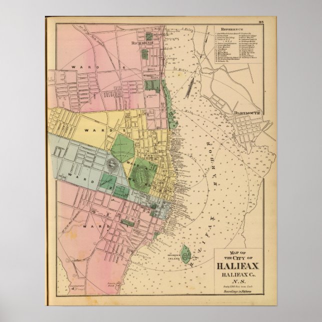 Poster Halifax (Nouvelle-Écosse) (Devant)