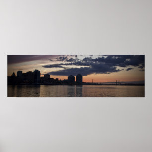 Poster Halifax Waterfront At Dusk fine art print