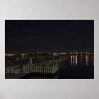 Halifax Waterfront at Night fine art print