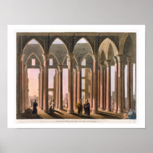 Poster Hall de Joseph dans le château du Caire, plaquent