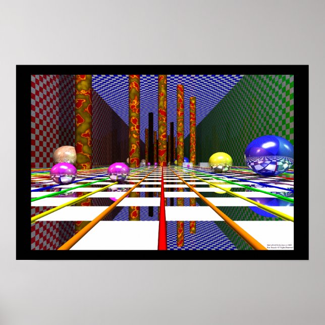 Poster Hall of Self Reflection. (Devant)