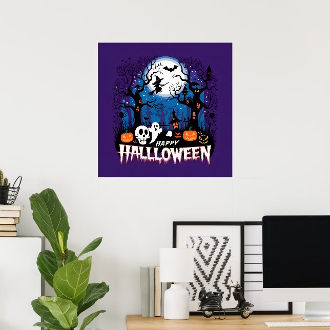 Poster Halloween (Bureau à domicile)