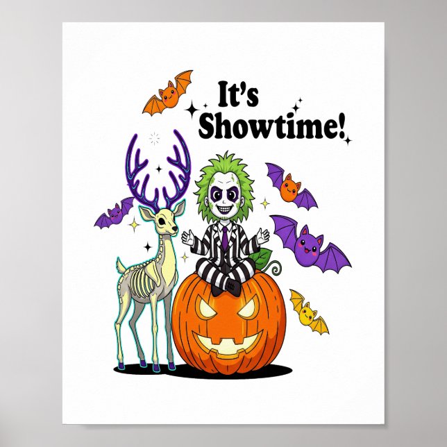 Poster Halloween amusant à Showtime (Devant)