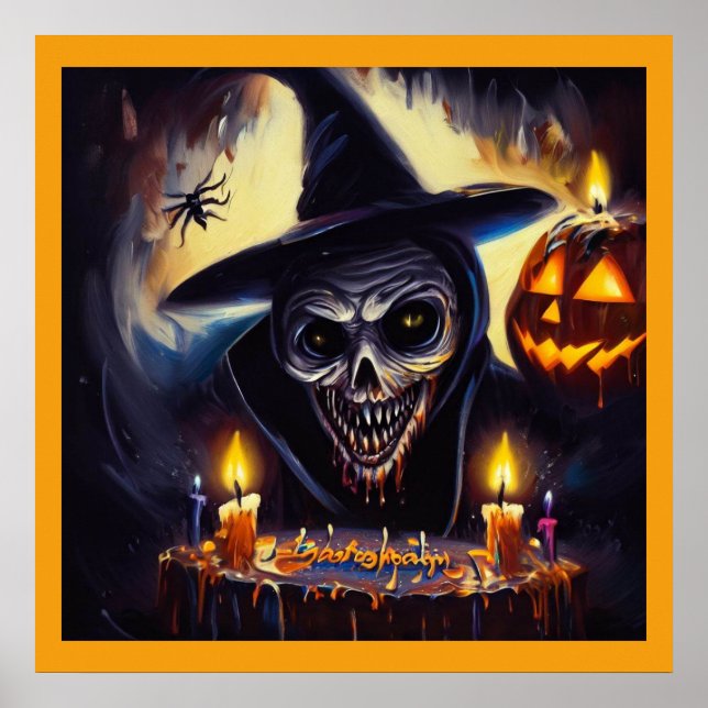 Poster Halloween - Anniversaire 7 (Devant)