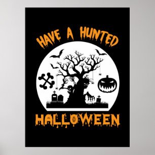 Poster Halloween Avoir Un Anniversaire D'Halloween Drôle