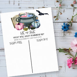 Poster Halloween Bébé brasser Genre Révéler Vote