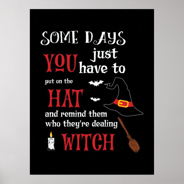 Poster Halloween Certains Jours Vous Devez Anniversaire (Devant)