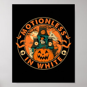 Poster Halloween Citrouille Motionlesses amusantes en bla