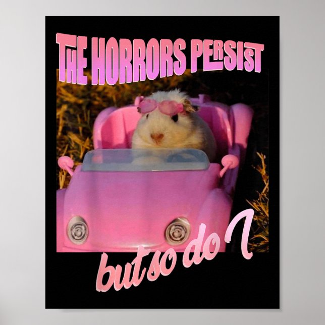 Poster Halloween Costume - The Horrors Persist But So Do  (Devant)