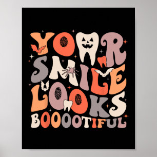 Poster Halloween Dentiste Dents Dentiste Fantôme Votre Sm
