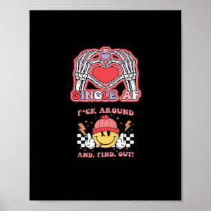 Poster Halloween des mains drôle - Grabby Ghoul