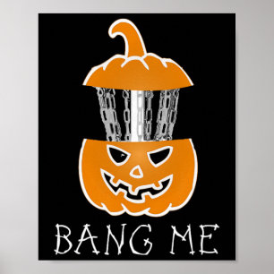 Poster Halloween Disc Golf Citrouille Frisbee Golf Ng Me 