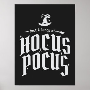 Poster Halloween drôle Hocus Pocus Witch