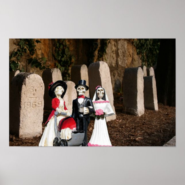 Poster Halloween effrayant. (Devant)