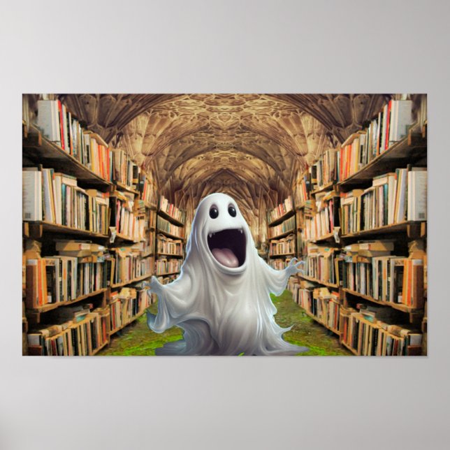 Poster Halloween éffrayant. (Devant)