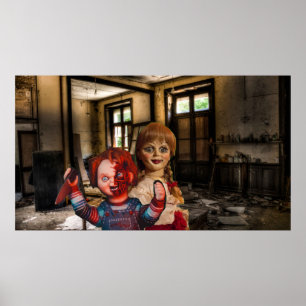 Poster Halloween effrayant.