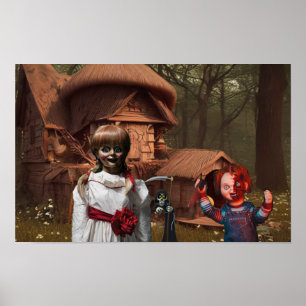 Poster Halloween effrayant.