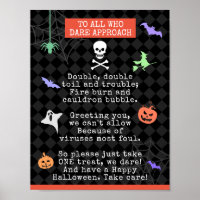 Halloween en série ou traiter le poème pandémique