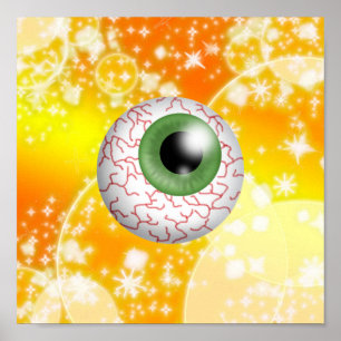 Poster Halloween Eyeball - SRF