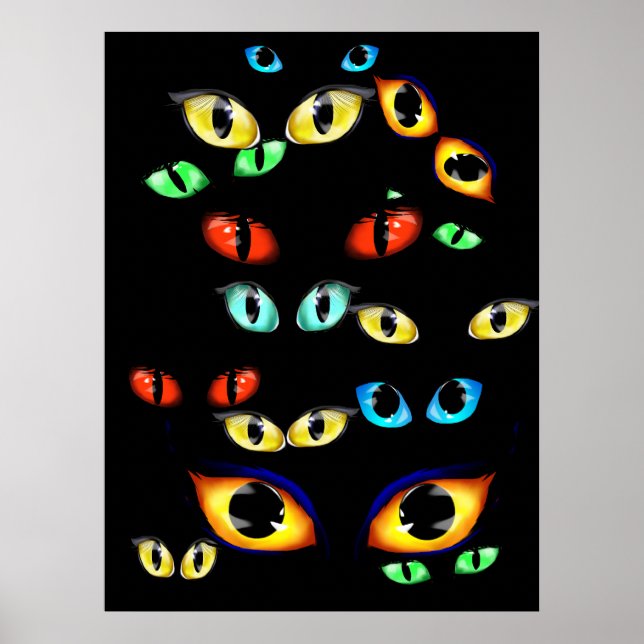 Poster Halloween Eyes (Devant)